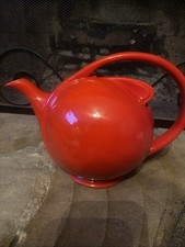 Vintage Hall Superior USA Red Airflow Teapot Art Design picture