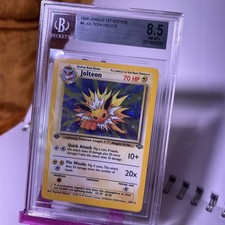 1999 JUNGLE 1ST EDITION HOLO R #4 JOLTEON BGS 8.5 picture