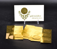 VTG Gold Medallion Initial 