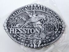 2010 VTG Hesston National Finals Rodeo Belt Buckle Las Vegas NV Pro Rodeo NIB picture