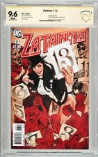 Zatanna #13 CBCS 9.6 NM+ White Pages ASP Signed Adam Hughes 2011 DC Comics picture