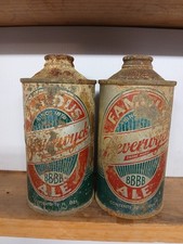 Vintage Beverwyck Beer Cone Top Can Set, 2 DIFFERENT  picture