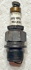 VTG ANTIQUE CHAMPION TOLEDO SPARK PLUG 3 PIECE TAKE APART BROKEN INSULATOR picture