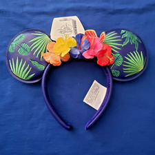 Disney Parks Encanto Floral Butterfly Embroidered Leaves Adult Headband Ears picture