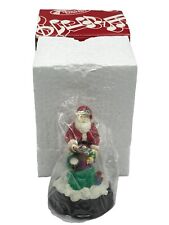 1994 The San Francisco Music Box Company 3 1/2” Santa with 3 Song Melody picture