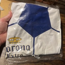 NOS VINTAGE CORONA, EXTRA INFLATABLE ￼ LARGE SOCCER BALL Sealed Man Cave Bar picture