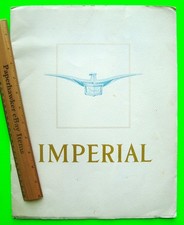 1957 IMPERIAL GIANT PRESTIGE 28-pg COLOR CATALOG Brochure CROWN Chrysler LeBARON picture