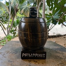 Philippines Novelty Wooden Barrel Man Souvenir picture