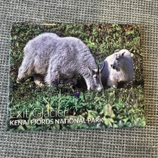 Kenai Fjords National Park Alaska Flexible Fridge Magnet Goats Exit Glacier picture