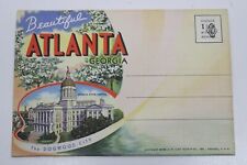 Vintage 1942 Atlanta Georgia Postcard Souvenir Folder 