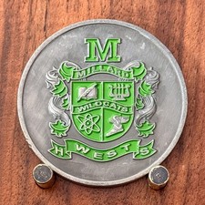 Millard West High School Wildcats Double Sided Challenge Coin  M#37 picture