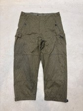 Vintage East German Army NVA Rain Camo Strichtarn Field Combat Pants Size K48 picture