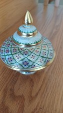 Vintage Thai Benjarong Lidded Porcelain Trinket Jar – 4
