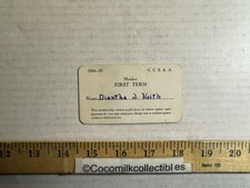 Vintage 1934-35 C.C.S.A.A. Membership Card Sportsmanship Brotherhood picture