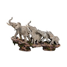 Comfy Hour 14 Inch Elephant Statue, African Family Figurine picture