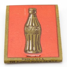 Drink Coca-Cola Vintage 1930's Diamond Match Co. Unstruck Matchbook picture