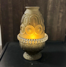 Weishar Moon and Stars Frosted Gray Fairy Lamp picture