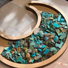156g Natural HQ Turquoise Chips (5oz) picture