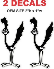 2 OEM Size 1968 68 Standing Road Runner Decals  Created From Original Artwork picture