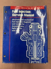 1993 Domestic Fuel Injection Service Manual Domestic Cars Light Trucks & Vans picture