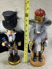 Kurt Adler Hollywood Nutcracker Pair Drosslemeyer & Mouse King 12” picture