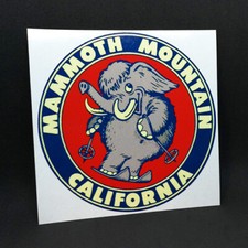 MAMMOTH MOUNTAIN Travel DECAL / Vintage Style Vinyl STICKER, California picture