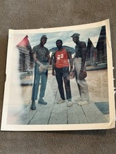 RARE ORIGINAL 1969 VIETNAM PIC of AFRICAN AMERICAN SOLDIERS PLAYING  BASEBALL 👀 picture