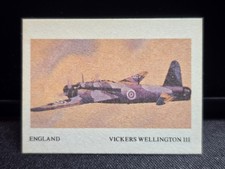 1990 Cracker Jack Card - Vickers Wellington III #11 picture