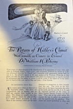 1910 Astronomy Return of Halley's Comet picture