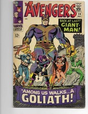 Avengers 28 1966 Marvel Comics VG- 3.5 1st App Collector Hawkeye Captain America picture