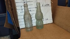 Lot of 2 1920's era, Art Deco Glass Soda Bottles From St. Augustine, Fl picture