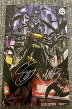 🦇ABSOLUTE BATMAN 24 TRADE FOIL SIGNED BY SCOTT SNYDER & MARK BROOKS SHIPS 10/15 picture