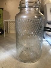 Antique Glass Old Judge Coffee Jar Collector Advertising 8