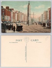 Parnell Monument Upper Sackville St Dublin Ireland Vintage Postcard c1910s picture