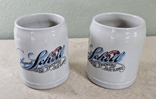 Vintage set of 1986 August Schell Brewers & Bottlers Beer Mugs 0.3 Liters ea. picture