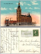 City Hall Milwaukee Wisconsin Postcard picture