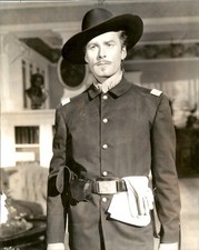 Undated Press Photo Scene They Died with Their Boots On, Errol Flynn as Custer picture