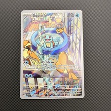 Squirtle 148/142 Sv07: Stellar Crown Holo Illustration Rare Pokemon Card (EN) NM picture