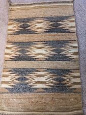 1970s Navajo Crystal Rug Natural Colors Flagstaff NM 43”x 26” picture