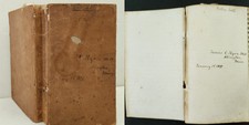 1877 antique DOCTOR'S LEDGER abington ma JAMES C RYAN MD local names picture