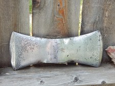 Vintage Double Bit Axe Head, LAKESIDE Tools, Montgomery Wards picture