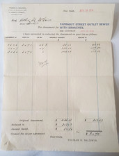 1904, Assessment Reduction, Truman H Baldwin Attorney, Liberty St. New York City picture