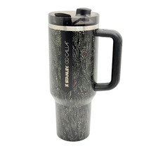Stanley x CALIA Quencher 40 oz Tumbler Black Serpent H2.O FlowState NWT picture