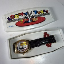 Armitron Looney Tunes Musical Watch 1995 Sylvester & Tweety Quartz picture