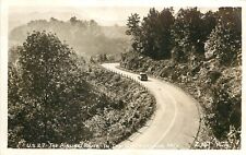 RPPC Postcard US Hwy 27 Airline Route in Cumberland Mountains TN Cline Z-127 picture