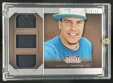 Vanilla Ice 2015 Panini Americana Triple Materials Patch /49 picture