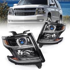 Halogen Headlight W/O Bulbs for Chevy Tahoe/Suburban 2015-2020 a Pair picture