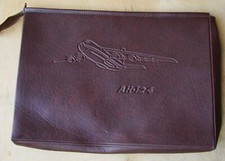 Ukrainian Soviet USSR document folder AN-124 Antonov airplane Ruslan Condor picture