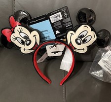 Disney Mickey Minnie Loungefly Ears Headband Macy's Parade limited edition NWT picture