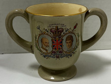FOLEY KING EDWARD VII QUEEN ALEXANDRA CORONATION 1902 LOVING CUP picture